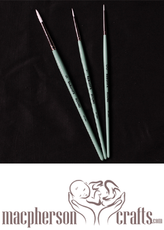 A Set of ReBornFX 3 Piece Round Brush Set