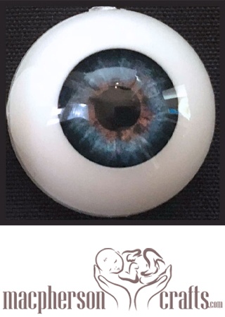 16mm Realistic Acrylic Eyes - Deep Blue Sea