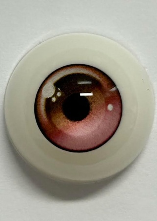 24mm Acrylic Eyes Cartoon Style - Pink