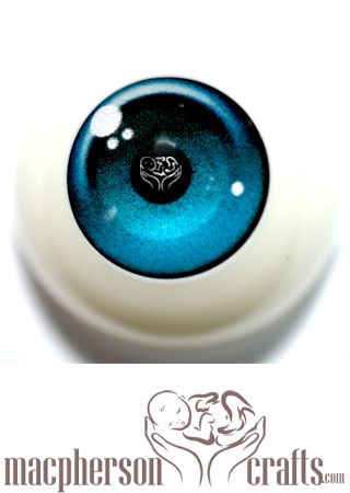 16mm Acrylic Eyes Cartoon Style - Blue