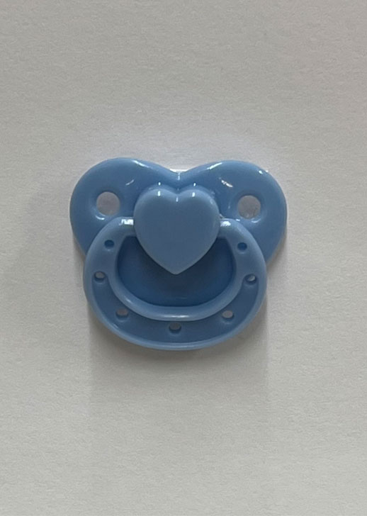 Blue Heart Pacifier ~ Micro Preemie Paci