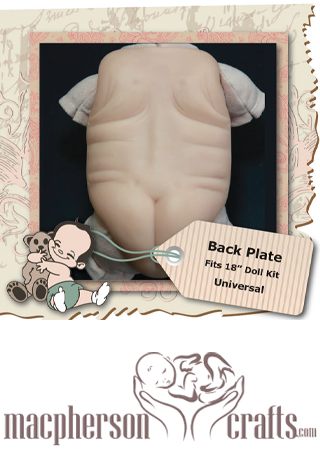 18 Inch Boy/Girl Back Plate by DKI