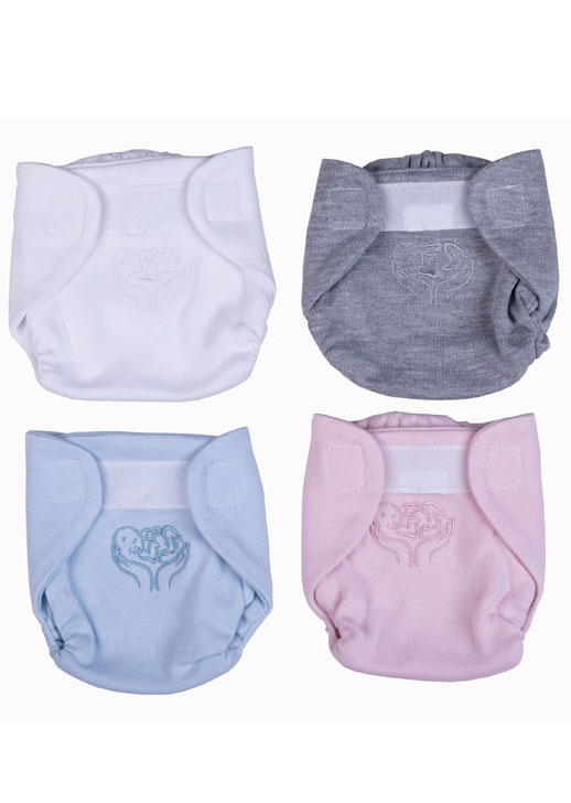 A Micro Preemie Diaper Cover ~ Grey