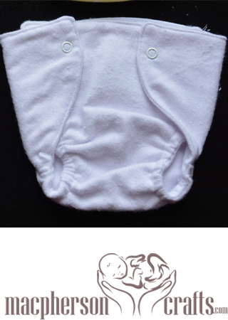 Diaper Cover Newborn - White