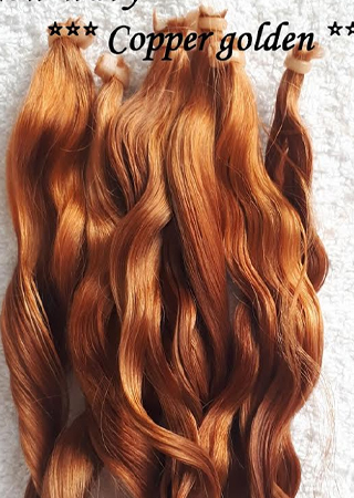 HP Babylocks Wavy Mohair 1/2oz - Copper Gold