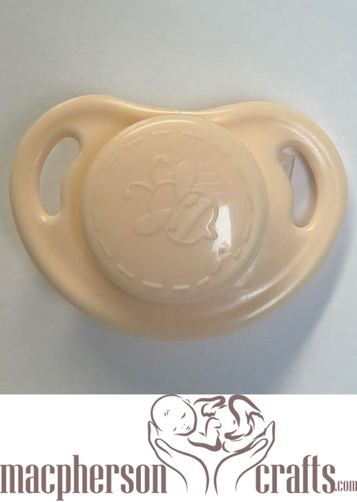 HoneyBug Cutie Pie Micro Preemie Pacifier - Just  Peachy