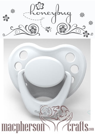 HoneyBug Sweetheart Pacifier - Cloudy