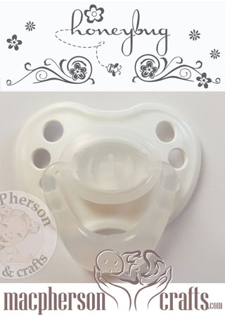 HoneyBug Sweetheart Pacifier - Milky Star