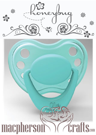 HoneyBug Sweetheart Pacifier - Miss Cupcake