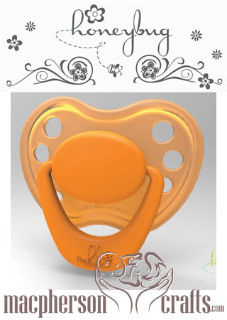 HoneyBug Sweetheart Pacifier - Miss Orange Blossom