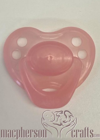 HoneyBug Sweetheart Pacifier - Summer Coral