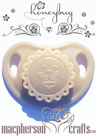 HoneyBug Precious Vintage Pacifier - Vintage Lace