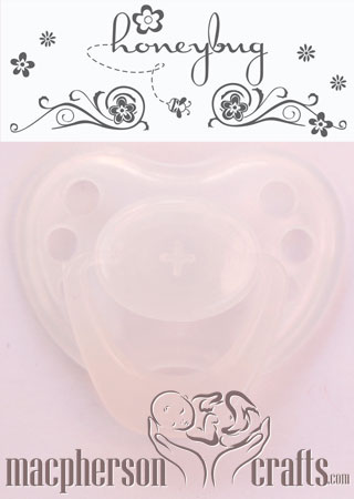 HoneyBug Sweetheart Pacifier - Milky