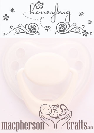 HoneyBug Sweetheart Pacifier - Miss Milky