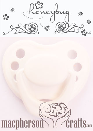 HoneyBug Sweetheart Pacifier - Snow White