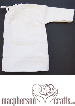 Hospital Nighty - Newborn - White