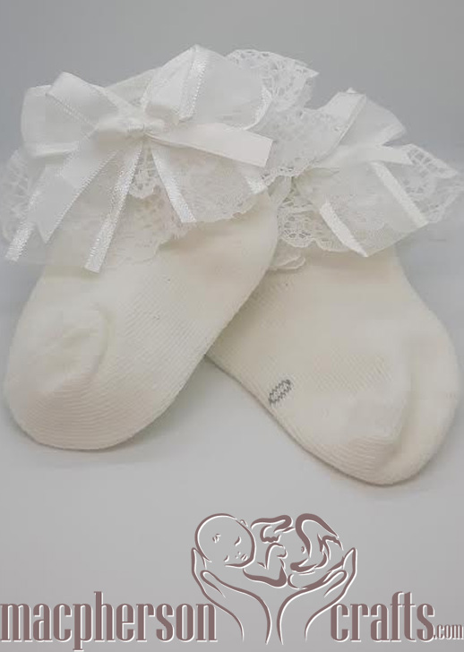 Lace Socks - White