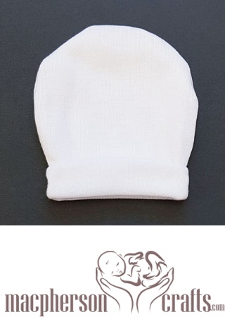 Newborn Hospital Hat ~ White