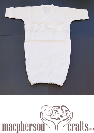 Newborn Nighty Bag - White