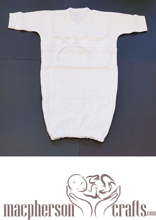 Preemie Nighty Bag - White