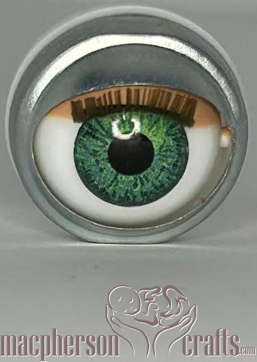 Peek a Boo Eyes - 16mm - Ocean Green