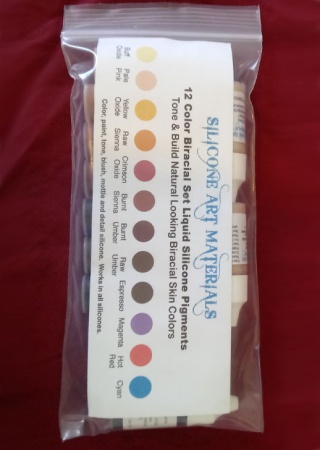 SAM Silicone Paint Set ~ Biracial Colors ~ 12 Colors