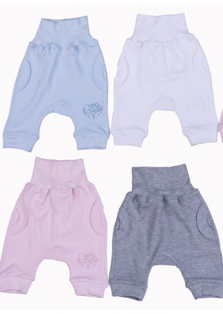 A Newborn Slouch Pocket Pants ~ White