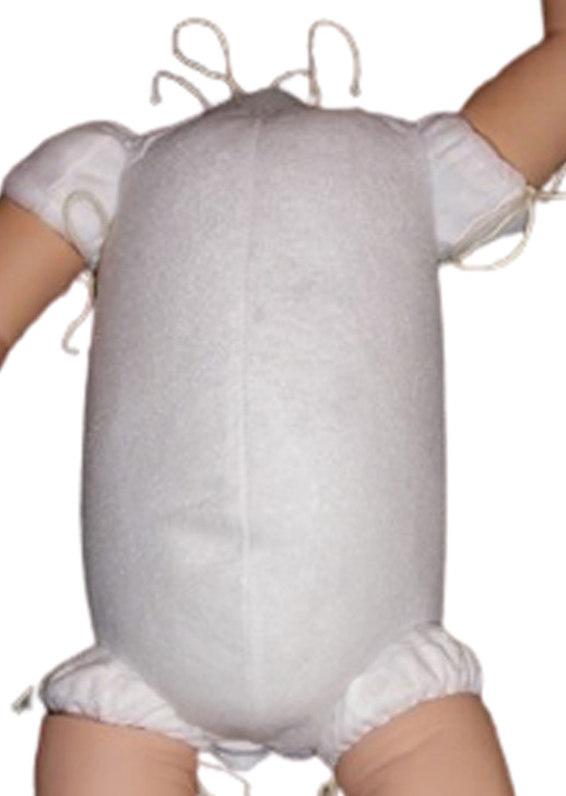 Ball Jointed Body for Reborn Doll - White - 20 Inch 3/4 Arm - Full Leg