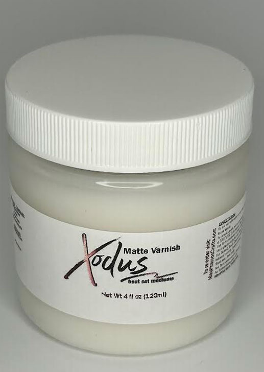 Xodus Heat Set Paints~Matte Varnish~4 OZ ~  NEW Formula