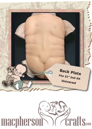 22 Inch Boy/Girl Back Plate by DKI